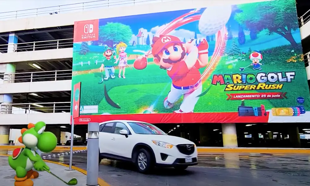 Nintendo llegó a Cattri con una campaña efectiva para anunciar ‘Mario Golf: Super Rush’